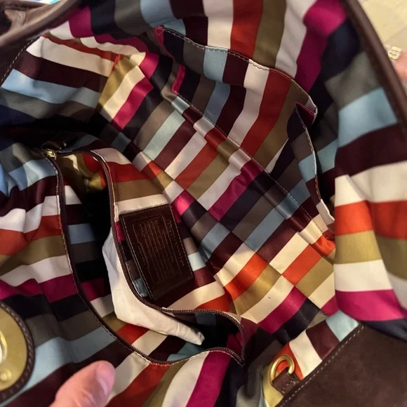 Vintage Coach Limited Edition Mahogany Haversack Bleecker Street Suede bag - Picture 6 of 12